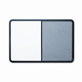 36" Combo Dry Erase/Fabric Board with Blow Mold Frame