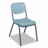 Rough 'n' Ready Mid-Back Leather Stacking Chairs