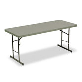 Indestructable Too Adjustable Height Resin Folding Table