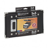 Snap-N-Store Snap 'N Store Collapsible Index Card File Box Holds 1,100 3 X 5 Cards