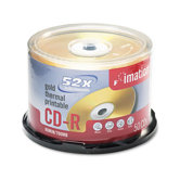 CD-R Disc, 700Mb/80Min, 52X, 50/Pack