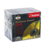 Business Select CD-R Discs, 700MB/80min, 52x, Jewel Cases, Gold, 10/Pack
