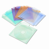 CD/DVD Pockets with Built-In Tab and Tuck-In Flap, 10 per Pack