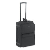 Rolling Dual-Side Notebook/Overnight Case, Nylon, 15 x 11 x 22, Black