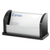 Business Card Holder, Aluminum, Black Acrylic