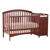 Bradford 4 in 1 Fixed Side Convertible Crib Changer