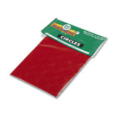 Magnetic Circles, 3/4" Diameter, Red, 20 per Pack