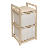 Two Drawer Hamper/Storage Unit