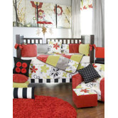 McKenzie 5 Piece Crib Bedding Set with Diaper Stacker