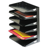 Steelmaster Steelmaster Multi-Tier Horizontal Letter Organizers, Six Tier