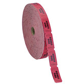 Single Ticket Roll, 2000/RL, Red