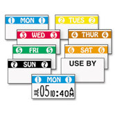 Freshmarx Freezx Color Use By Date Coded Label, 2500 Labels/Roll
