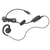 CLP Series Replacement Lightweight Swivel Earpiece with In-line Clip PTT Mic