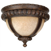 Prescott  Outdoor Flush Mount in Peruvian