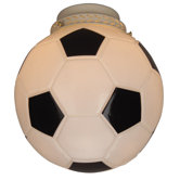 4" Neck Glass Soccer Ball Shade