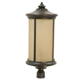 Adren Outdoor Large Post Mount in Oiled Bronze Gilded