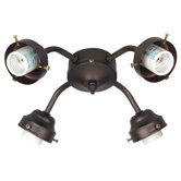 Four Light Ceiling Fan Light Kit