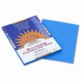 SunWorks Construction Paper, Heavy, 9 x 12, Bright Blue, 50 Sheets