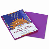 SunWorks Construction Paper, Heavyweight, 9 x 12, Hot Pink, 50 Sheets