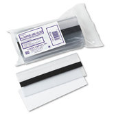 Magnetic Label Holder, Side Load, 6 X 2-1/2, 10/Pack