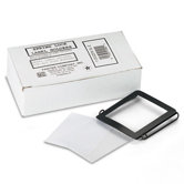 Spring-Lock Metal Label Holder, 12/Pack