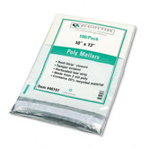 Redi-Strip Recycled Poly Mailer, Side Seam, 10 x 13, White, 100/pack