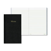 Memo Book, 100 Pages, 6-3/4"x4", Flexible Cover, Black