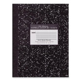 Composition Book,Quad Ruled,5"x5",80 Sh,10-1/8"x7-7/8",BK