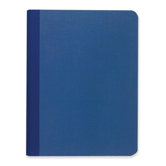 Canvas Notebook,Narrow Rld,Numbered, 60/Sheets, 9-3/4"x7-1/2", Blue