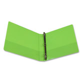 Antimicrobial Presentation View Binders, 1in Capacity, 2/Pack, Lime