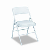 Deluxe Vinyl Padded Series Low-Back Folding Office Chairs