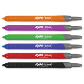 Dry-Erase Marker, Retractable, Fine Tip, Assorted