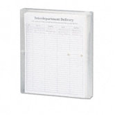 Poly String & Button Booklet Envelope, 11 5/8 X 9 3/4 X 1 1/4, 5/Pack