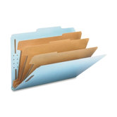3" Expansion Classification Folders, 2/5 Cut, 10/Box