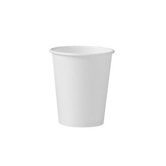 10 Oz Poly-coated Hot Paper Cups in White