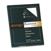 Business Paper, 20lb., Cotton Wove, 8-1/2"x11", White