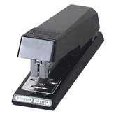 Half Strip Stapler, Standard Type, 105 Capacity, Black