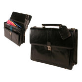 Structured Flap Over Top Grain Leather Case