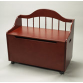 Deacon Bench/Toy Chest with Casters