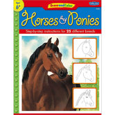 Draw And Color Horses And Ponies