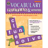 Vocabulary Puzzles & Activities Gr5