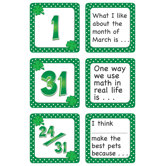 March Polka Dots Calendar Days
