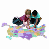 Wonderfoam Giant U.S.A Puzzle Map, 73 Pieces