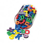 Wonderfoam Magnetic Alphabet Letters, 105/Pack
