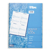 Service Call Book, Two-Part Carbonless, 200 Sets/Book