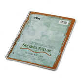 Second Nature Subject Wirebound Notebook, College Rule, Letter, 50 Sheets