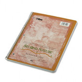 Second Nature Subject Wirebound Notebook, Quadrille Rule, Letter, 80-Sheet