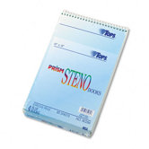 Spiral Steno Notebook, Gregg Rule, 4 80-Sheet Pads/Pack
