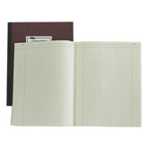 Computation Notebook, 11-3/4"x9-1/4", 78 Sheets, Brown