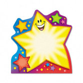 Note Pad with Super Star Design, 50 Sheets/Pad